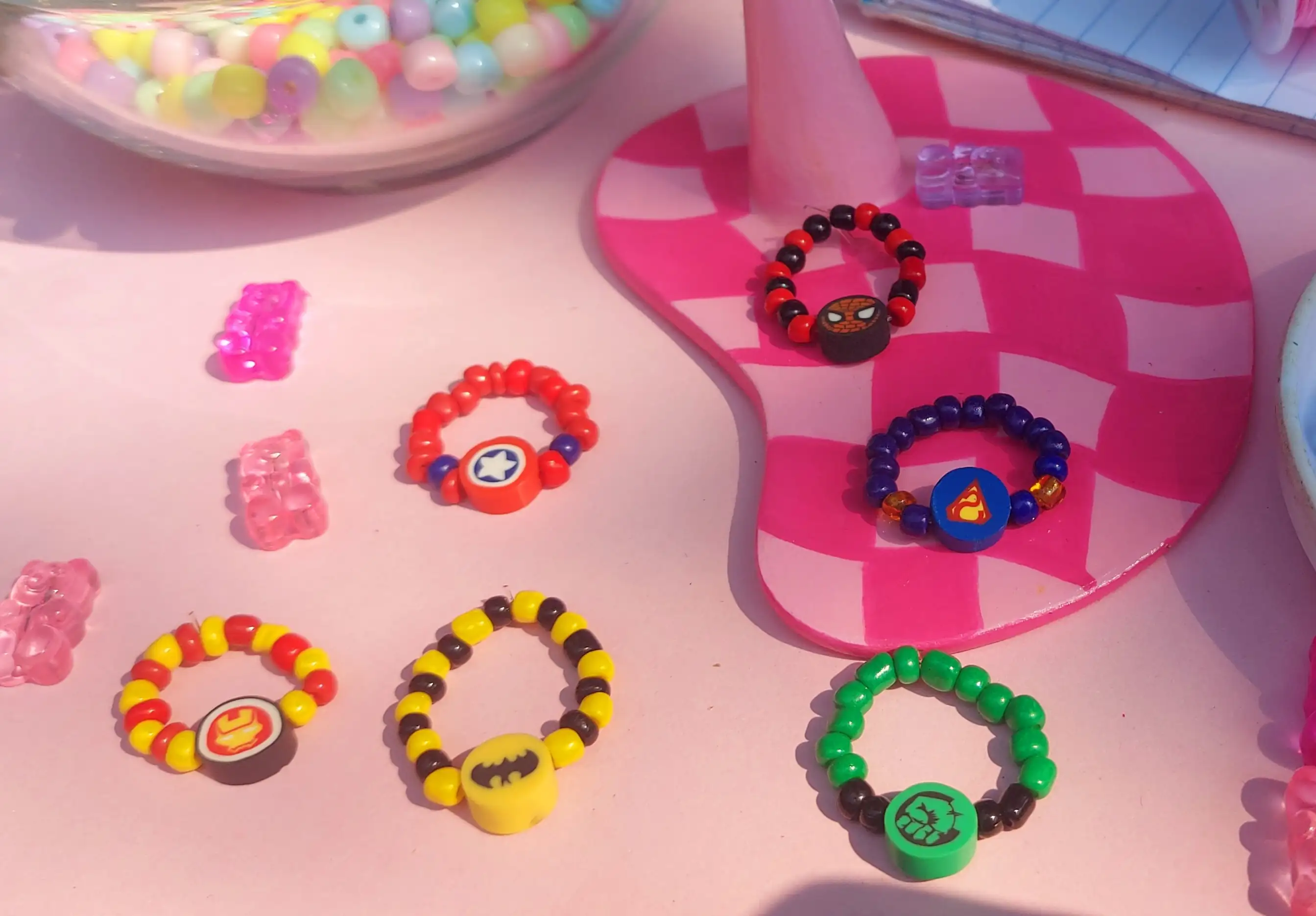 Anillo super heroes 