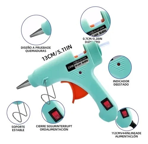 pistola de silicon gluecraft 3