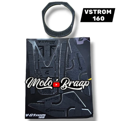  V Strom 160 Protector de tanque micro perforado Adhesivo