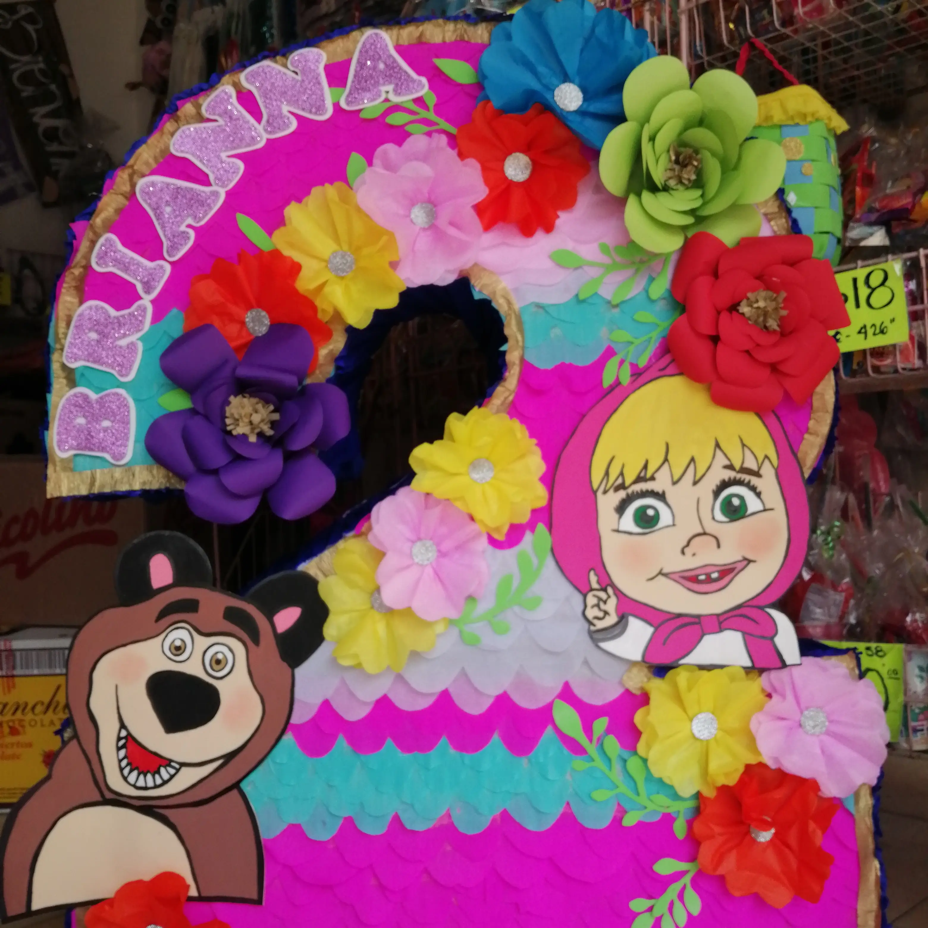 Piñata númerito especial 