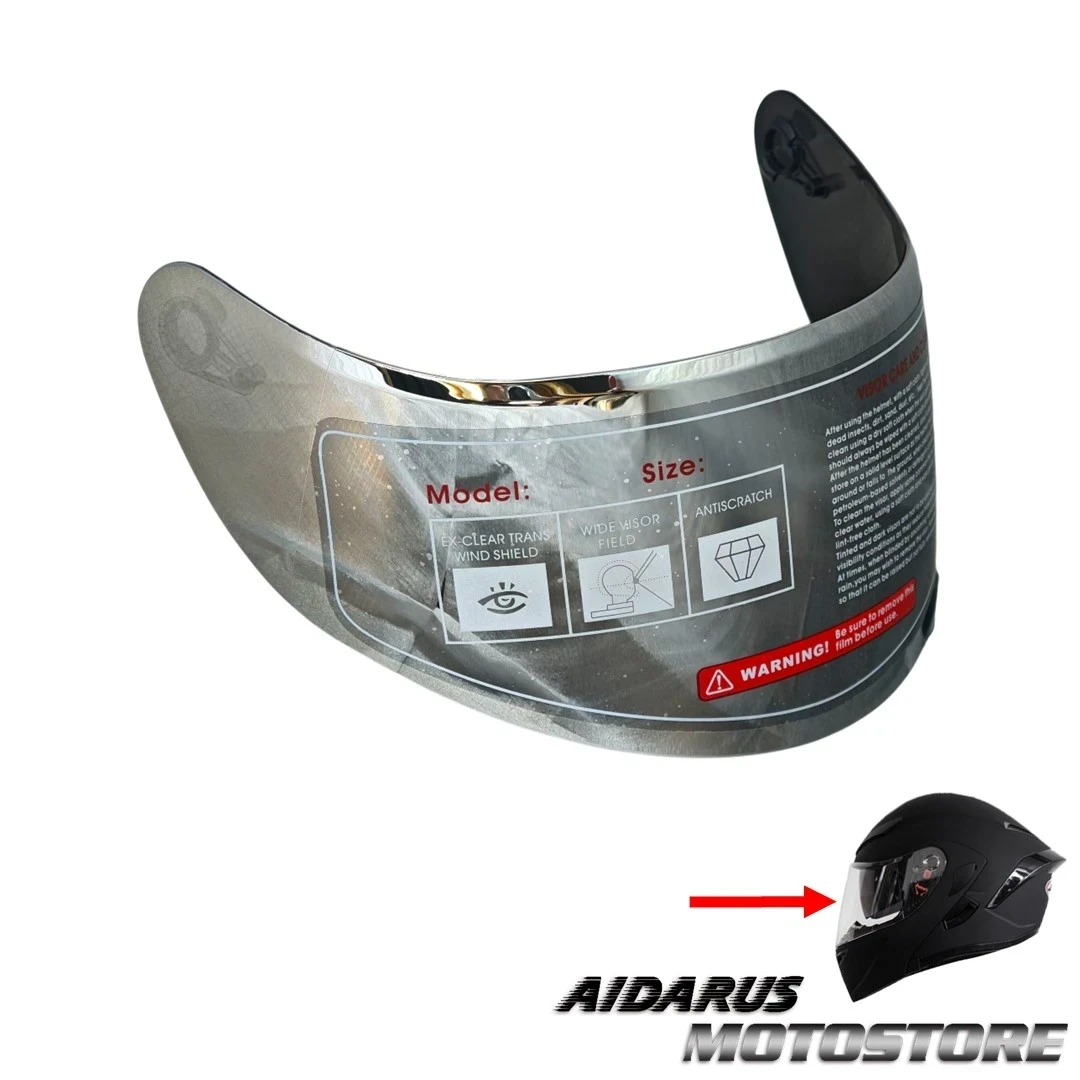 VISOR SILVER PARA CASCO 902