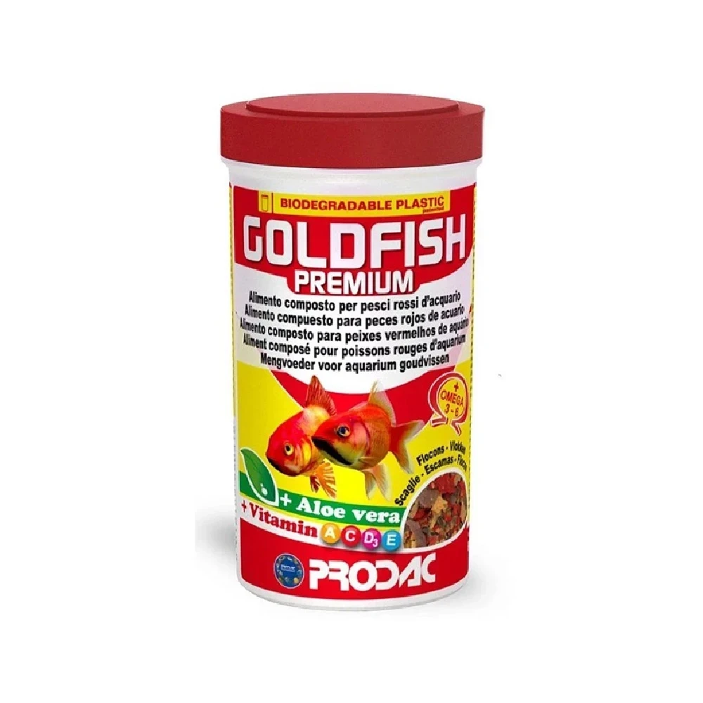 Alimento en escamas para Goldfish - Goldfish Premium Prodac x 50 grs.