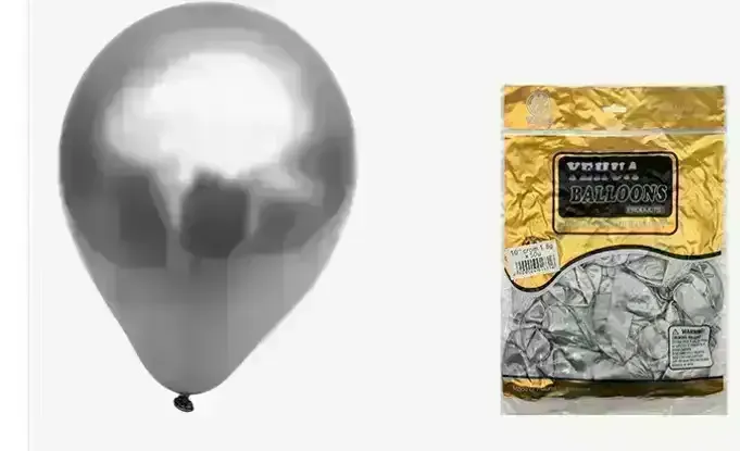 Globo chrome 10" x 50 unidades 2