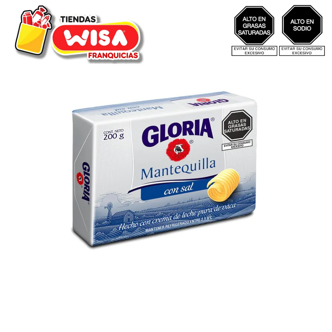 Mantequilla Gloria 200 G
