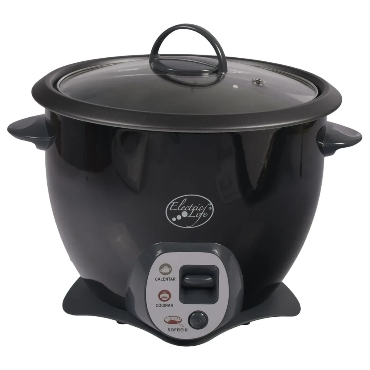 Olla Arrocera Cocolon Electric Life NEGRO/ROJO(RETAIL) Ref: EL-180G 1.8L