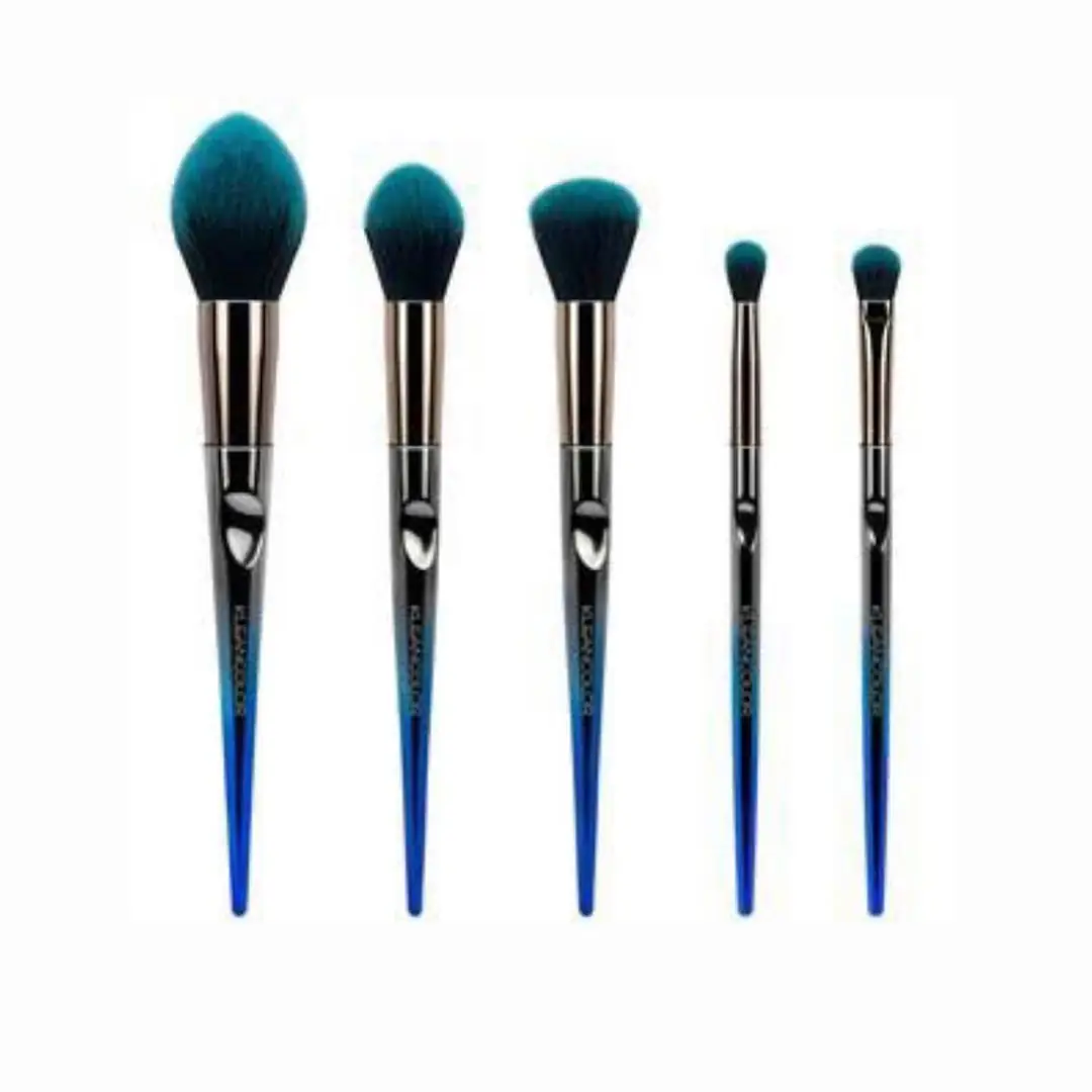SET DE BROCHAS PARA ROSTRO AZUL KLEANCOLOR 2
