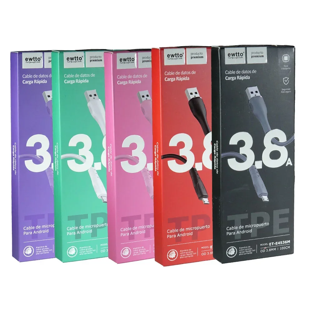 CABLE DE CARGA RAPIDA V8 