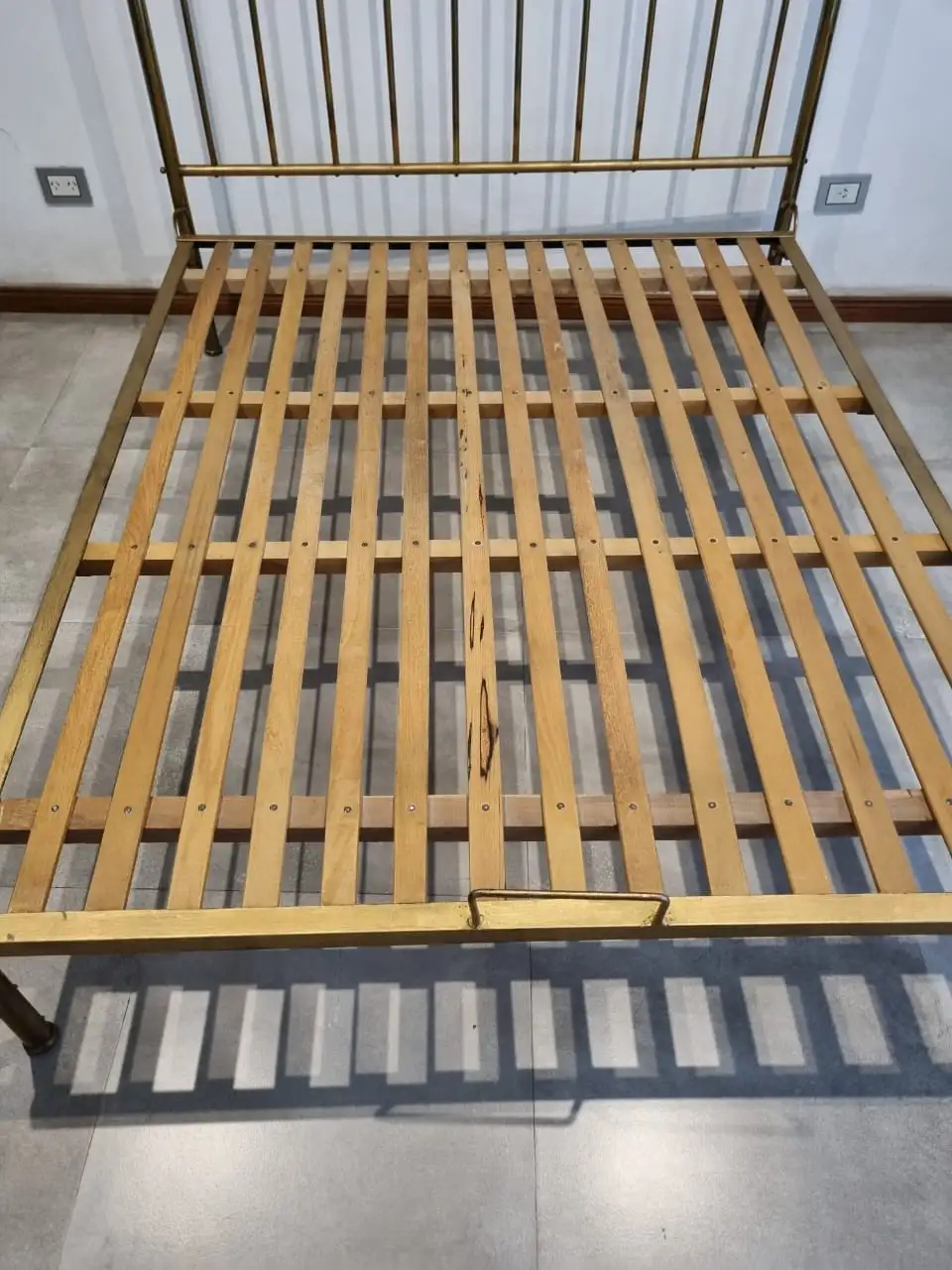 Cama 2 plazas bronce 2
