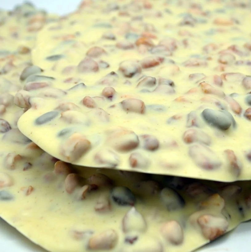 TABLETON CHOCO BLANCO KIKOS PISTACHOS