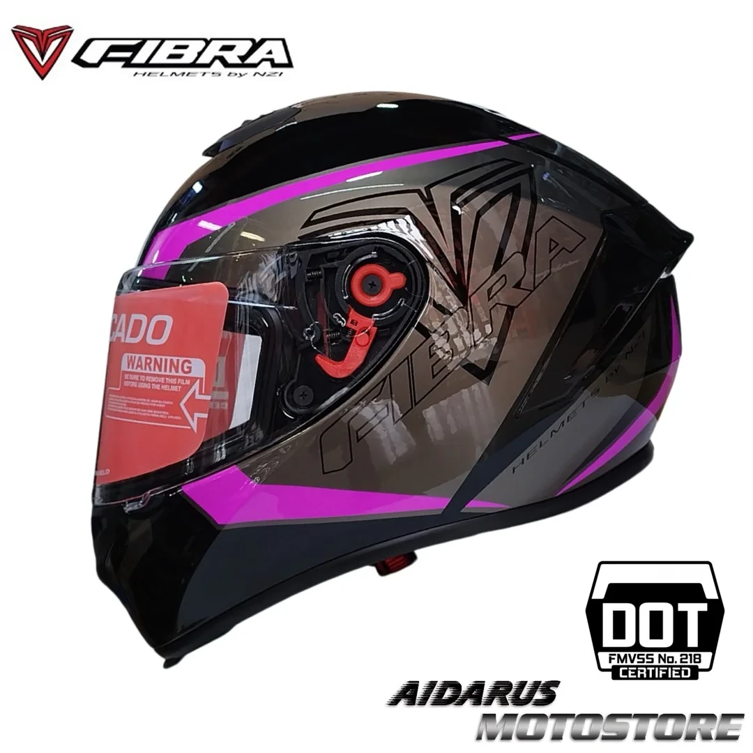 CASCO FIBRA GIGA DISEÑO BRILLO