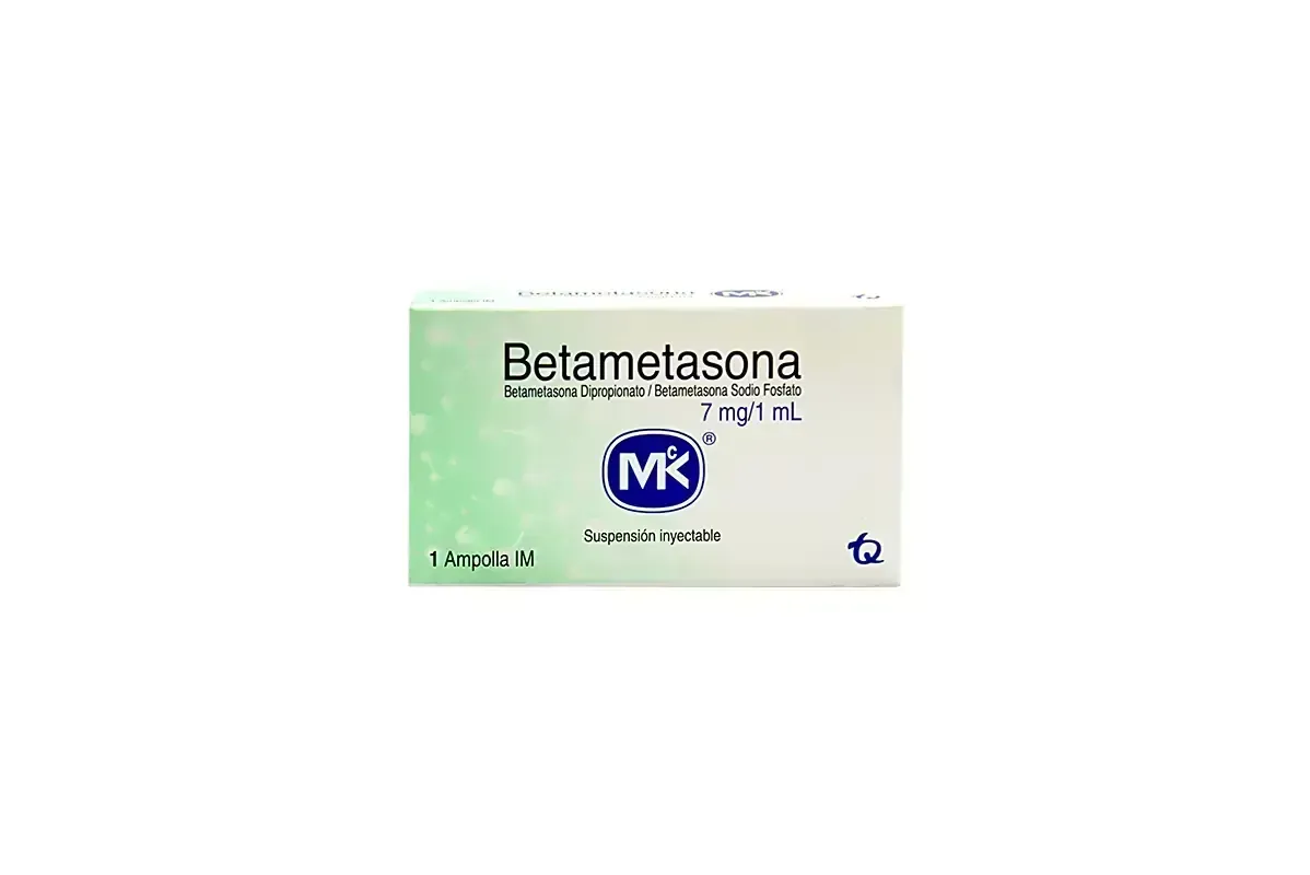 BETAMETASONA 7 MG X 1 AMP MK