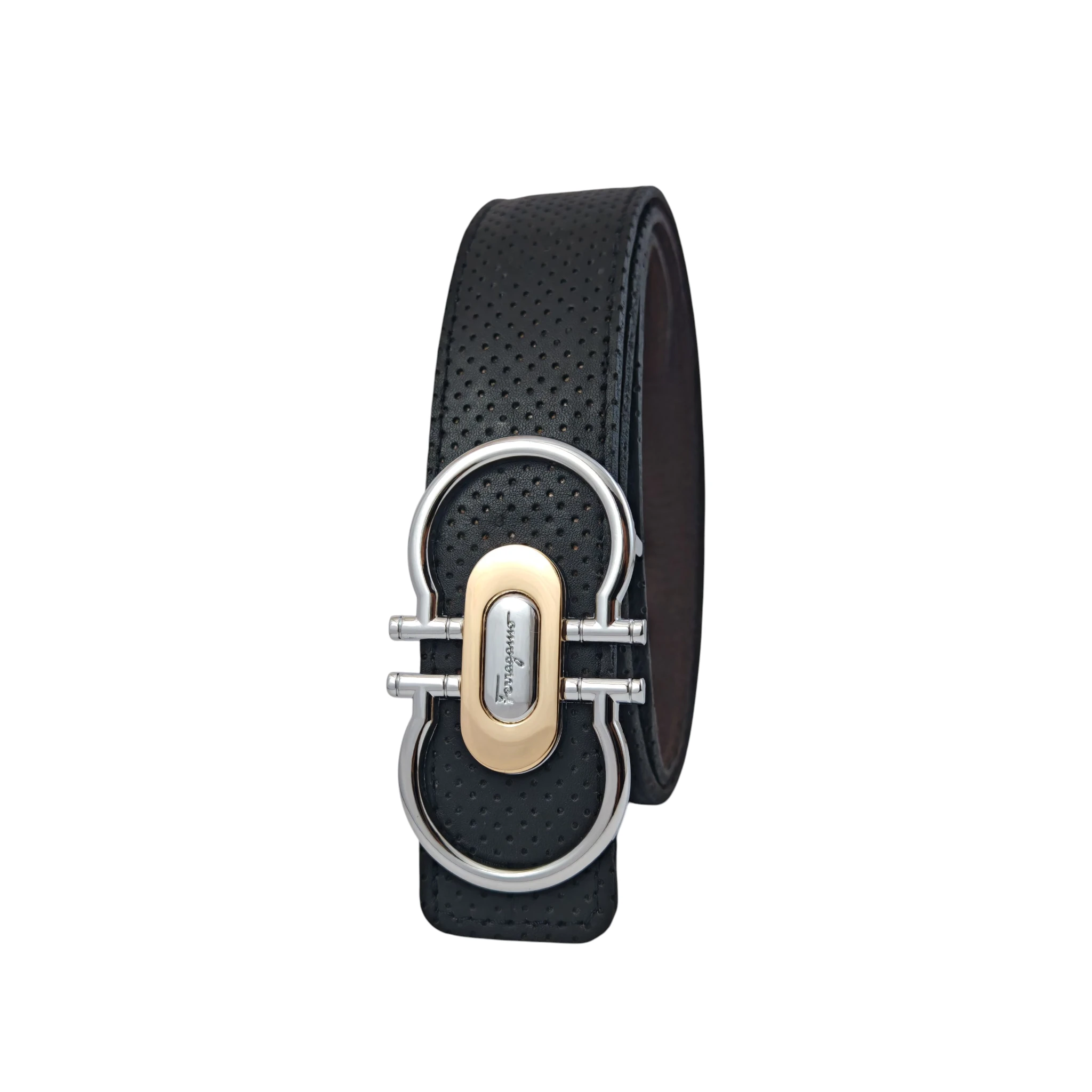 Ferragamo Negro y cafe 2