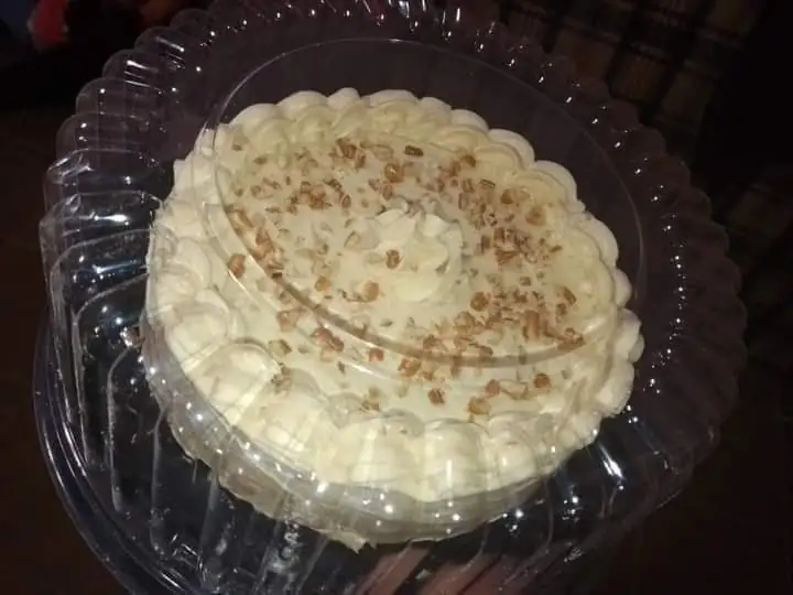 Pastel de zanahoria chico