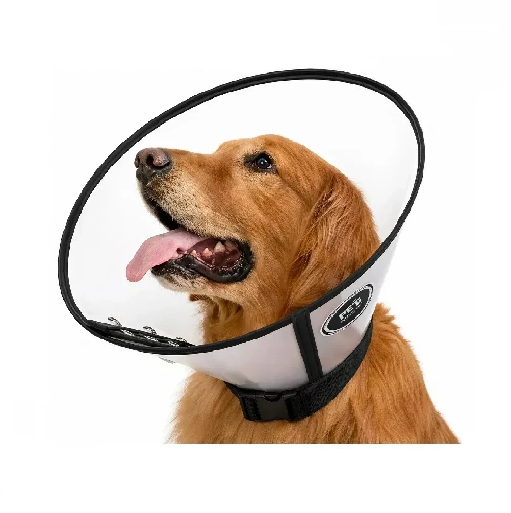 Collar Isabelino cónico de plástico durable negro