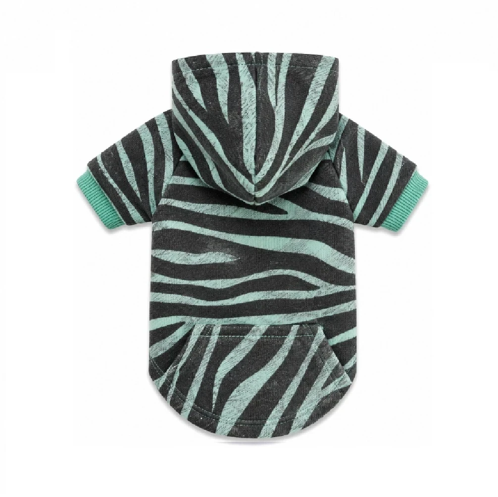 Polera hoodie unisex verde