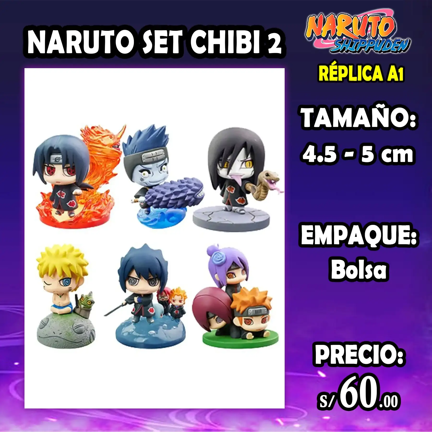 Naruto Set Chibi
