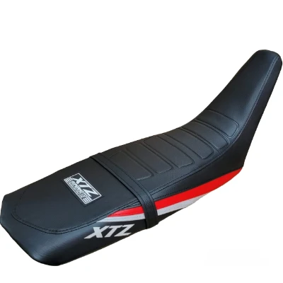 TP XTZ 125 Forro Tapizado cold line negro / rojo / gris / negro DW