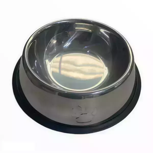 Plato metalico para perro 