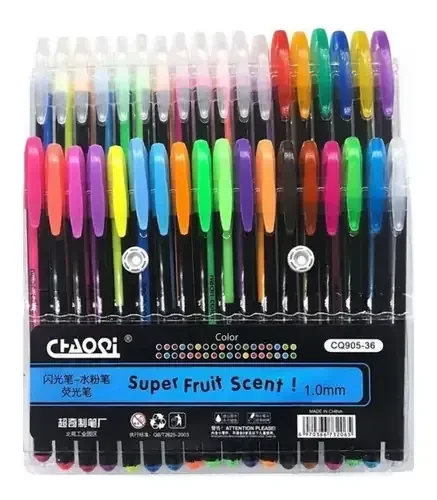 Estuche de bolígrafo neon gel de 48 tintas 2