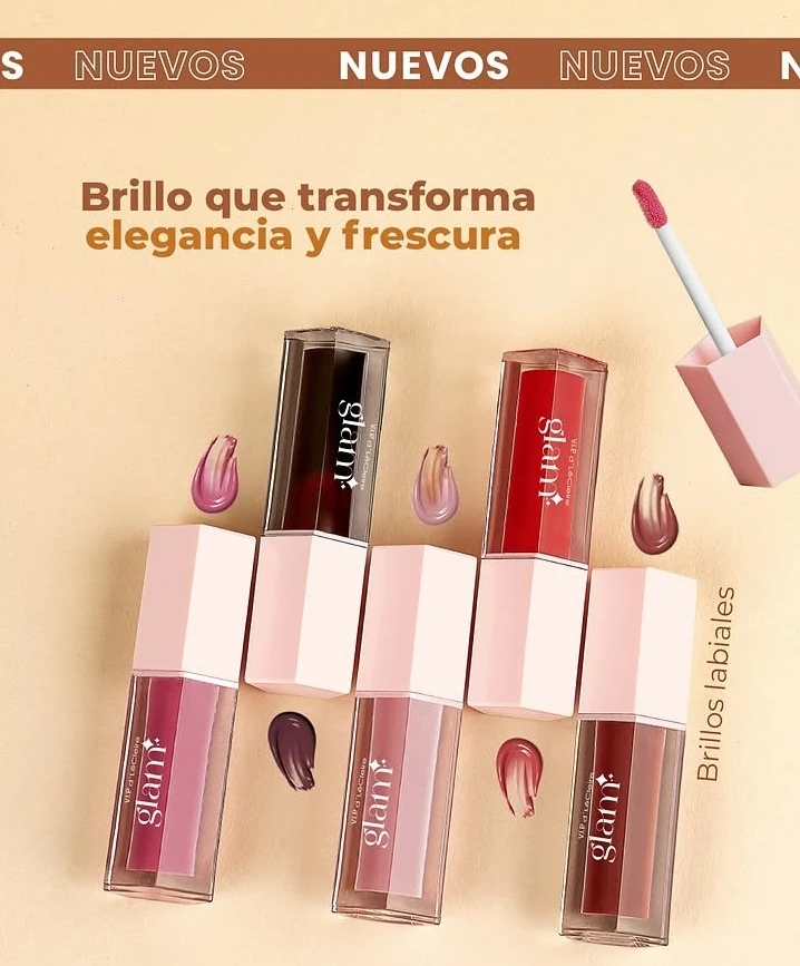 BRILLO LABIAL CON COLAGENO Y EXTRACTO DE CONCHA NACAR MIEL CAUTIVADOR V.I.P GLAM 4ML