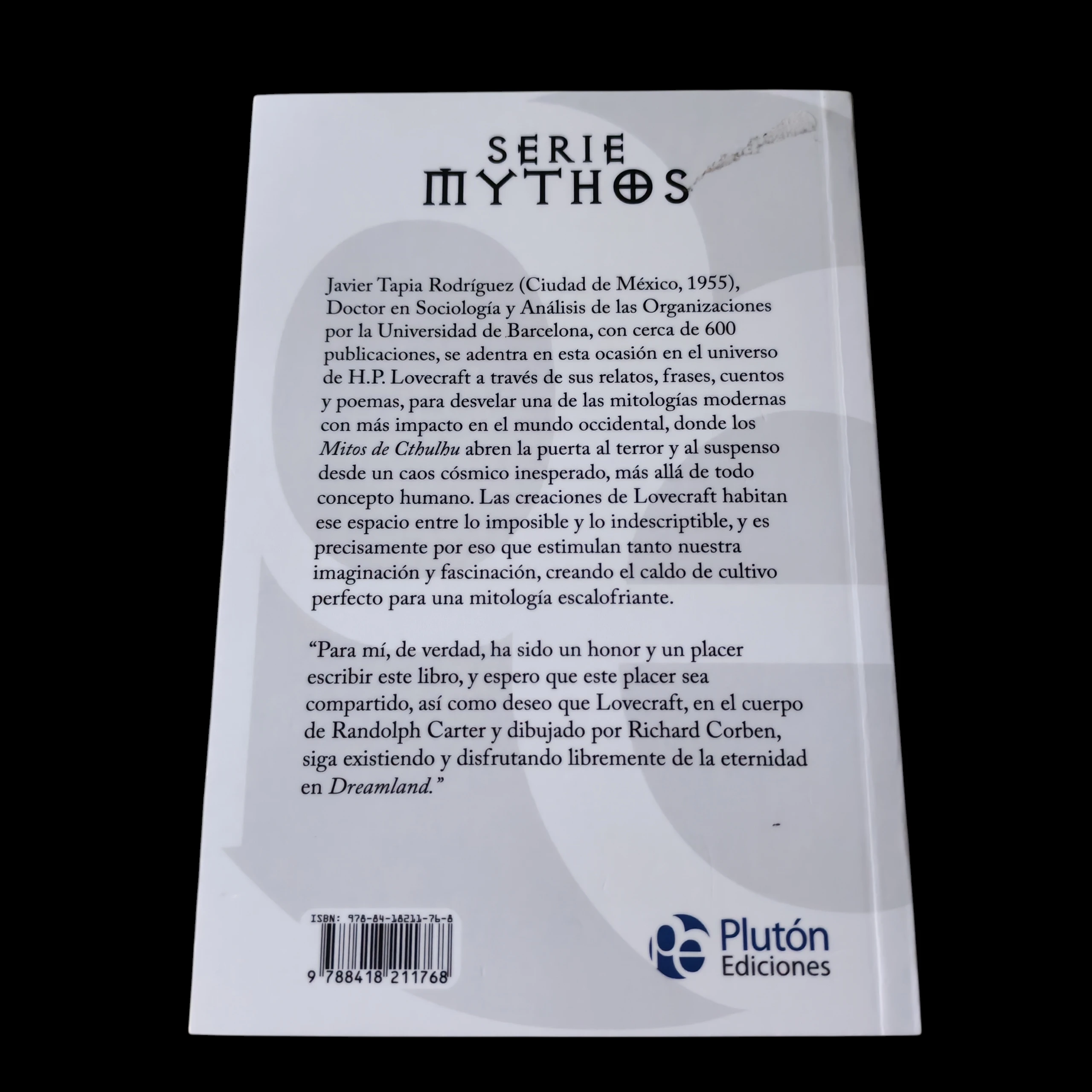 Mitología de H. P Lovecraft, Javier Tapia nuevo  2