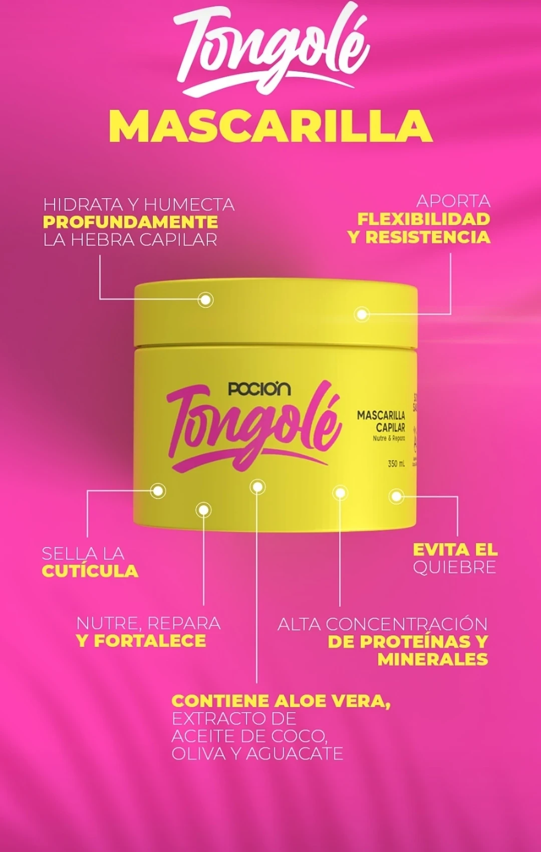 la pocion tongole mascarilla rizos y ondas 350ml