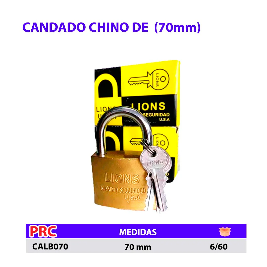 CANDADO chino ECO LL,PLA 70 mm 