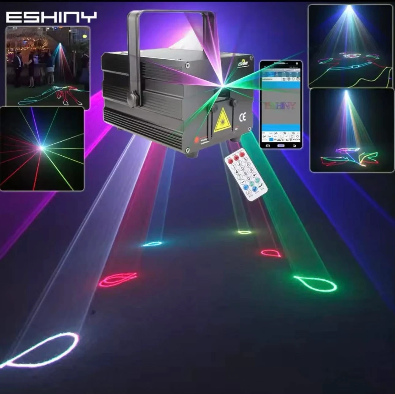 LASER RGBW 3 WATTS PROFESIONAL A BLUETOOTH PROGRAMABLE EFECTO 3D DISTANCIA 500 METROS Láser Potente Rgb 3 Watts Profesional App Dmx Auto Audio PRECIO: 2700 Descripción EL MEJOR LÁSER PROFESIONAL SUPER POTENTE DE 3W RGB CON LOS MEJORES MOTORES RÁPIDOS Y ÁGIL PARA FORMAR FIGURAS MAS NÍTIDAS CON ENTRADA INTERFACE y APLICACIÓN PARA CELULAR INTELIGENTE Característica  Láser RGB de diodo puro completo con un rendimiento más estable y una vida útil más larga. Diseños de dos pisos, más compactados y mucho más ligeros: Piso superior: componentes ópticos. Este piso tiene diseños de doble protección para evitar el polvo y el aceite por completo. Ayuda a prolongar la vida útil de la iluminación. Piso inferior: gran disipador de calor y componentes eléctricos. Disipación del calor por fuerte convección de aire con radiador grande. 3. Cientos de beam y programas de animación integrados, adecuados para más aplicaciones. Una característica que encantará especialmente A los usuarios más técnicos es el hecho de que este láser está equipado con una entrada y salida para interface. Esto significa que Puedes conectar una interfaz y programarlo con software. Esto te ofrece unas posibilidades sin mangas a la hora de crear efectos, figuras y otros gráficos. Sistema de protección de un solo haz (se puede encender o apagar; Muy importante para las luces láser de alta potencia). Cuando esté encendido, la luz se cerrará automáticamente cuando aparezca un solo punto Alcance 500 metros Control ZOOM/SIZE Control de Sensibilidad de Sonido Panel de Control de Fácil Operación Ligero, Fácil Transportación  ESPECIFICACIONES TECNICAS:  Modo de Control: Automático, DMX512, Audiorítmico, Maestro/Esclavo Efectos: Figuras 2D Y 3D + Movimientos, (Animales, Números, Geometrías, Palabras, Personajes) Multipuntos, Dibujo, y Selector de Color - Ventilador integrado para Máxima Disipación de Calor. Laser rojo: 500mW @ 738nm Láser verde: 500mW @ 620nm Láser azul: 1000mW @ 650nm Motores de espejo: escáneres 20 Kp/ps ‡ 25 ° Modo de reproducción: DMX, automático, activo de sonido, modo APP Canales DMX: 10/34 canales Conexiones DMX: 3 pines XLR macho/hembra Entrada y salida de la interfaz ILDA Temperatura de condición: 10-40 °C Fuente de alimentación: 100 ~ 250V, 50/60HZ, <70W El paquete incluye Proyector láser * 1, Manual de usuario * 1 2
