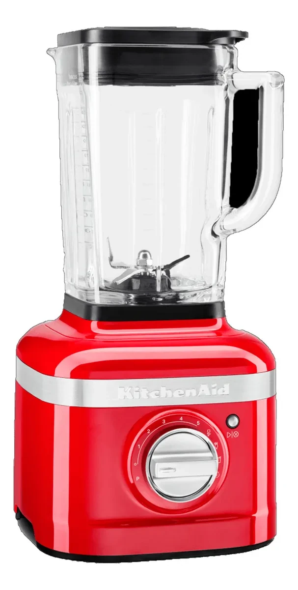 Licuadora KitchenAid LKSB4026RER 1.4 L roja con jarra de vidrio 220V