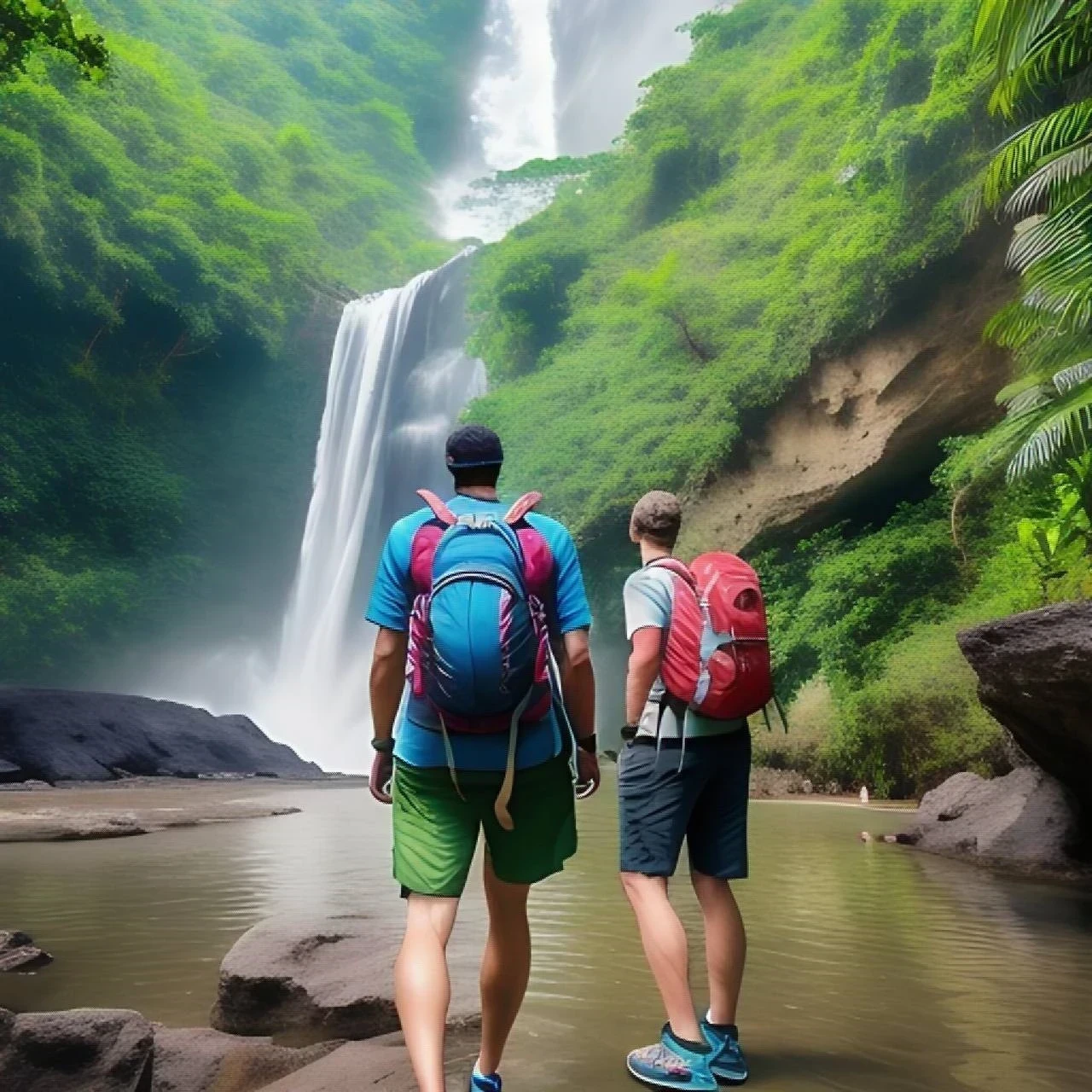 CASCADA LA ESCONDIDA LA VEGA DEL CARMEN DE VIBORAL ANTIOQUIA