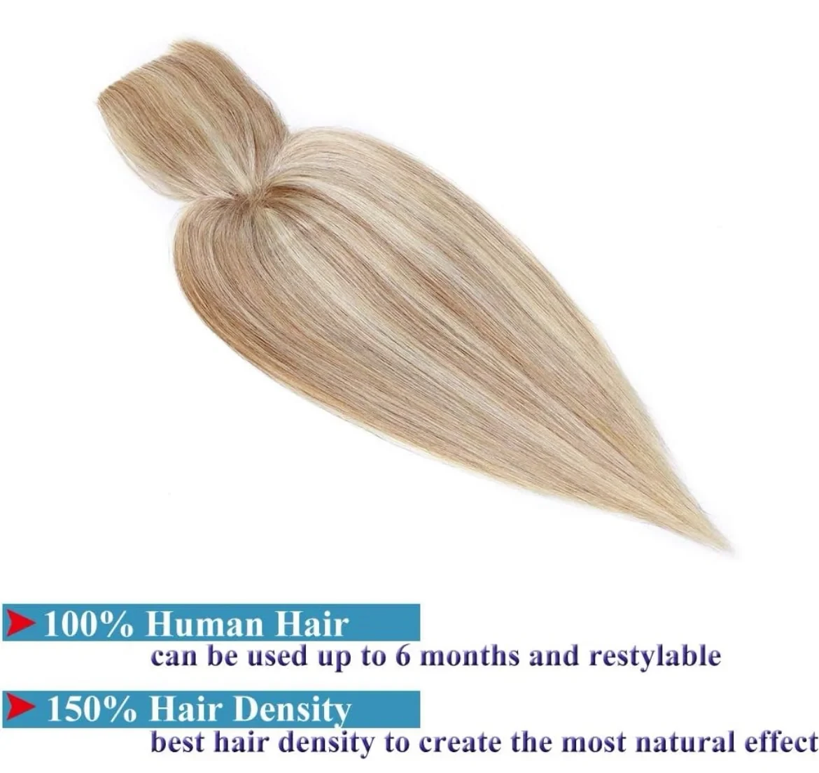 Topper de cabello 10”  3