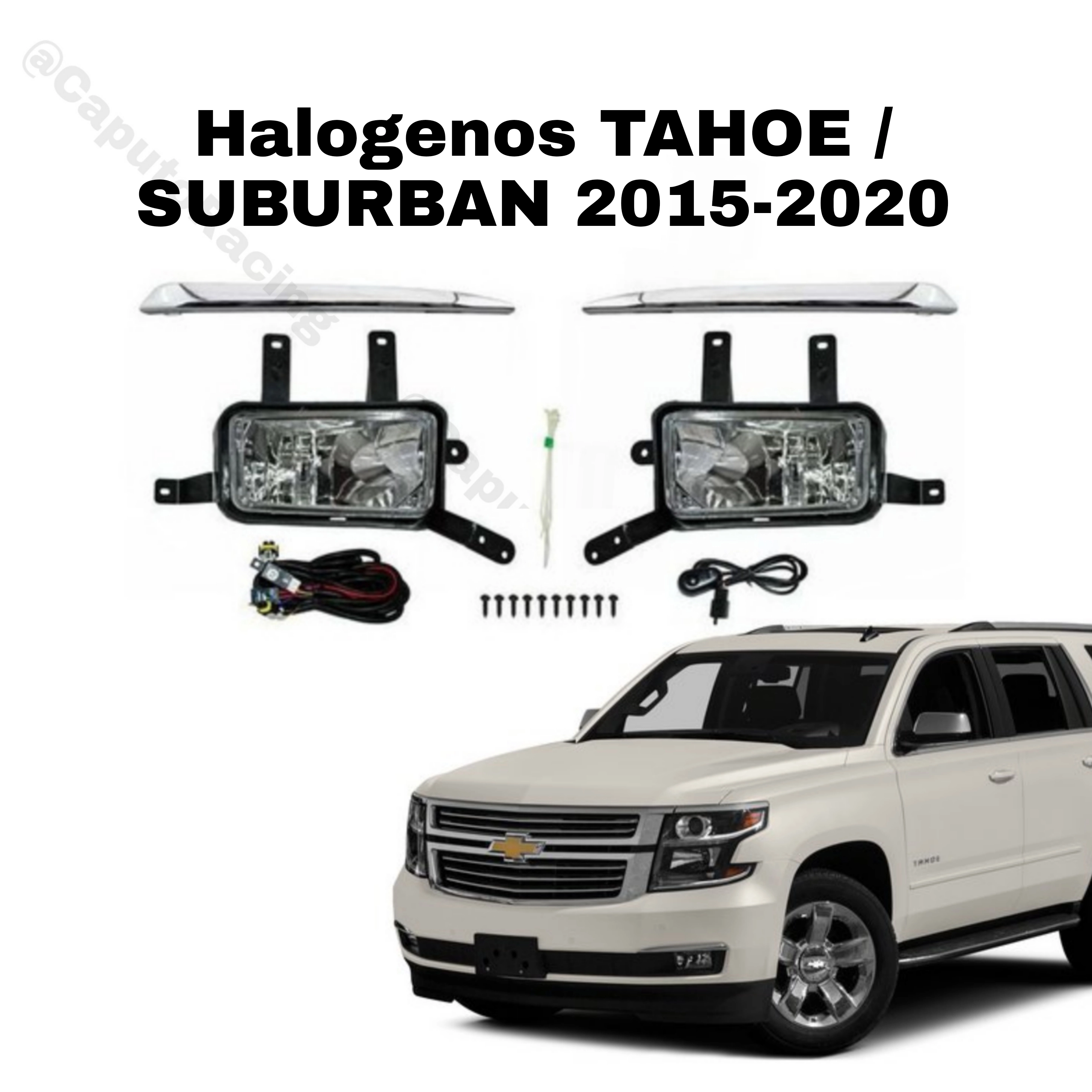 HALOGENOS CHEVROLET TAHOE SUBURBAN 2015-2020 