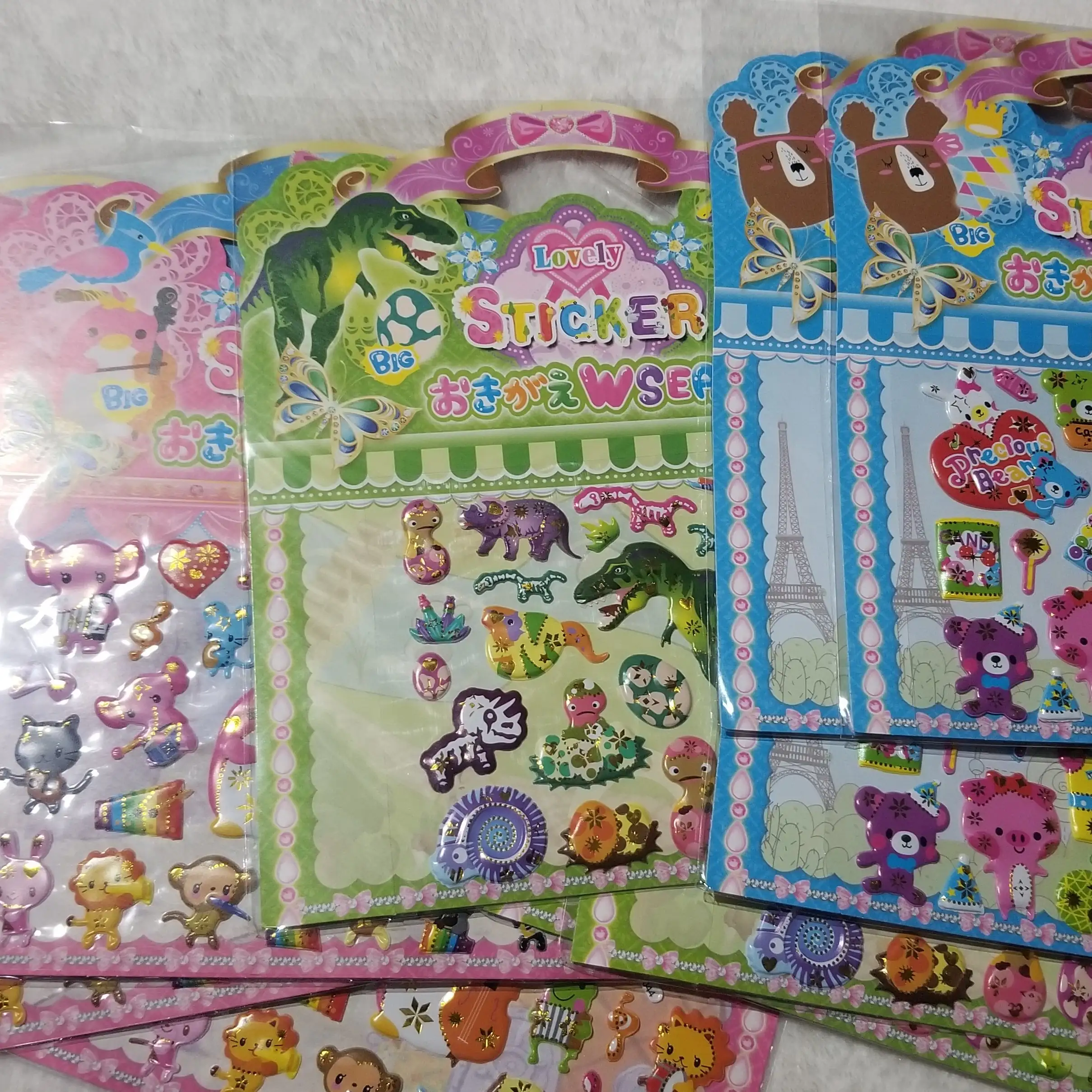Stikers 3d hoja mediana