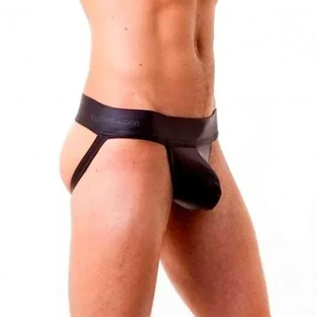 Suspensor de Cuero Negro T: L/M