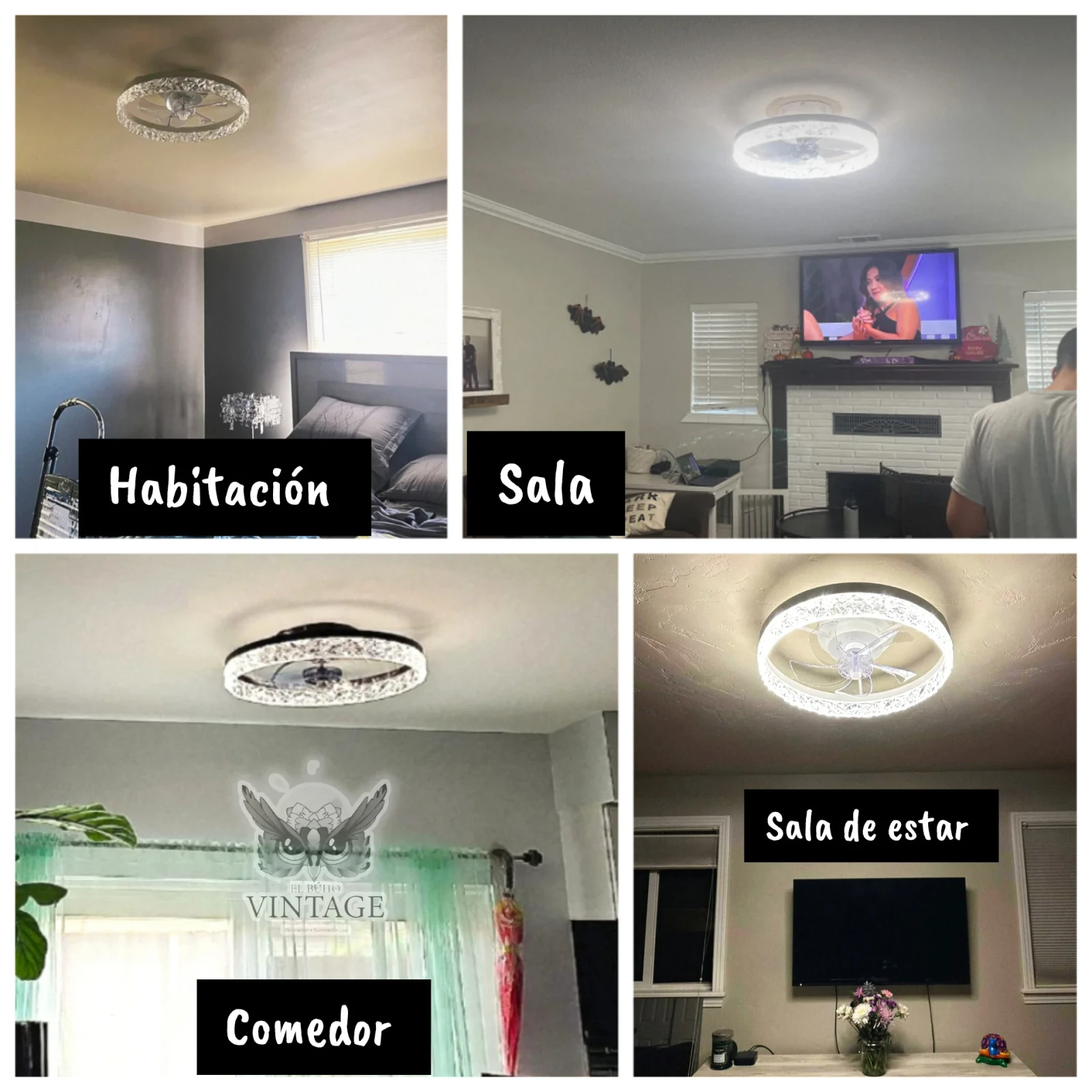 Lámpara Ventilador Smart  3