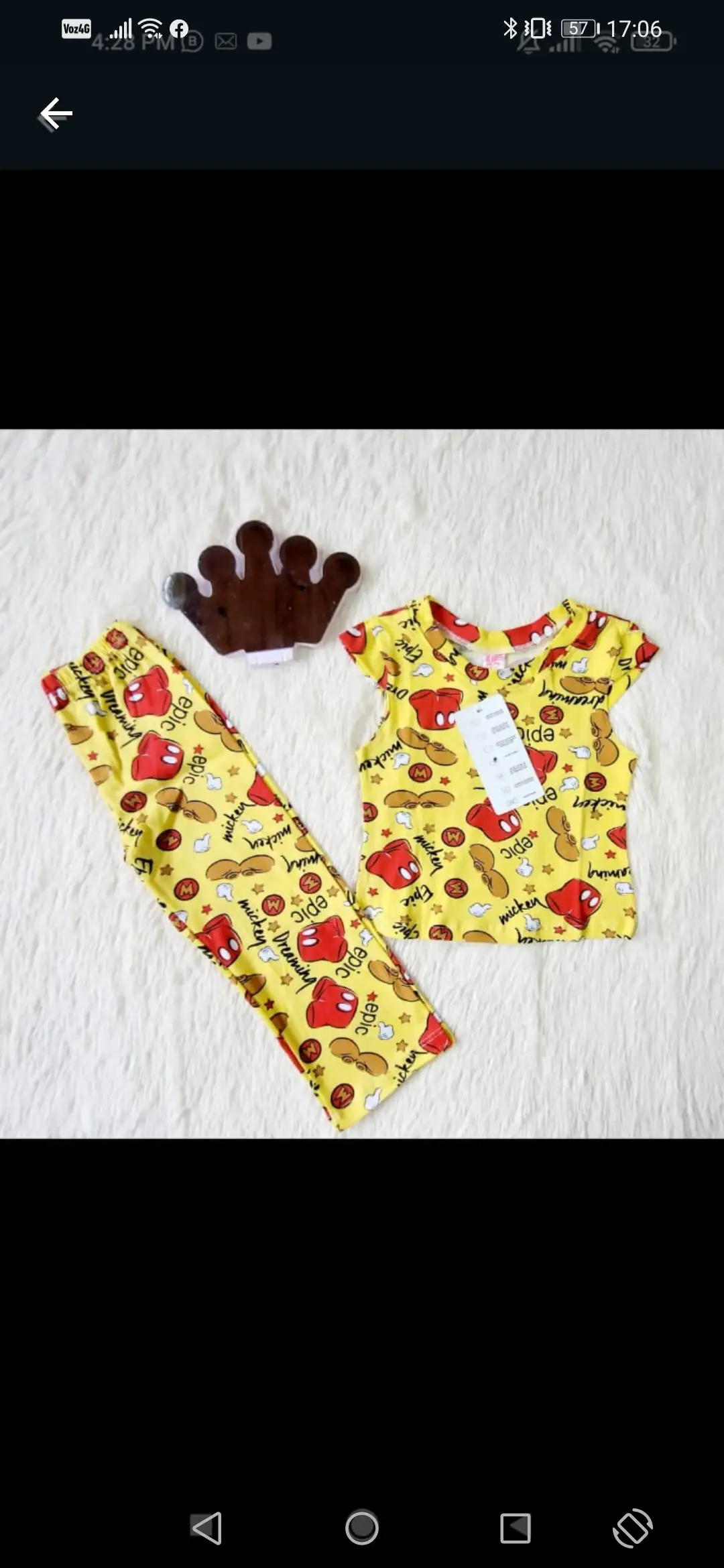 Pijama pantalón largo niña