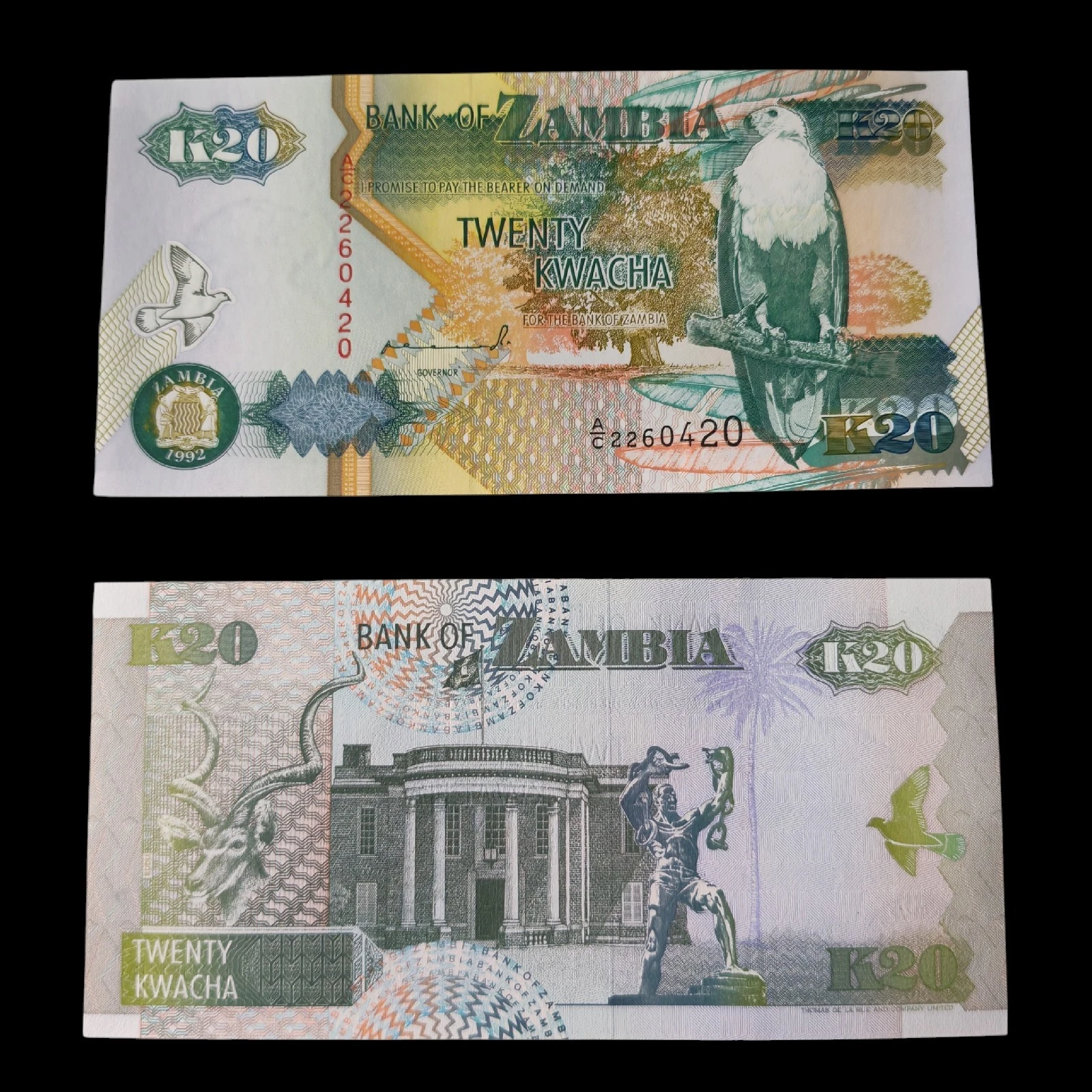 ° Zambia 20 Kwacha UNC