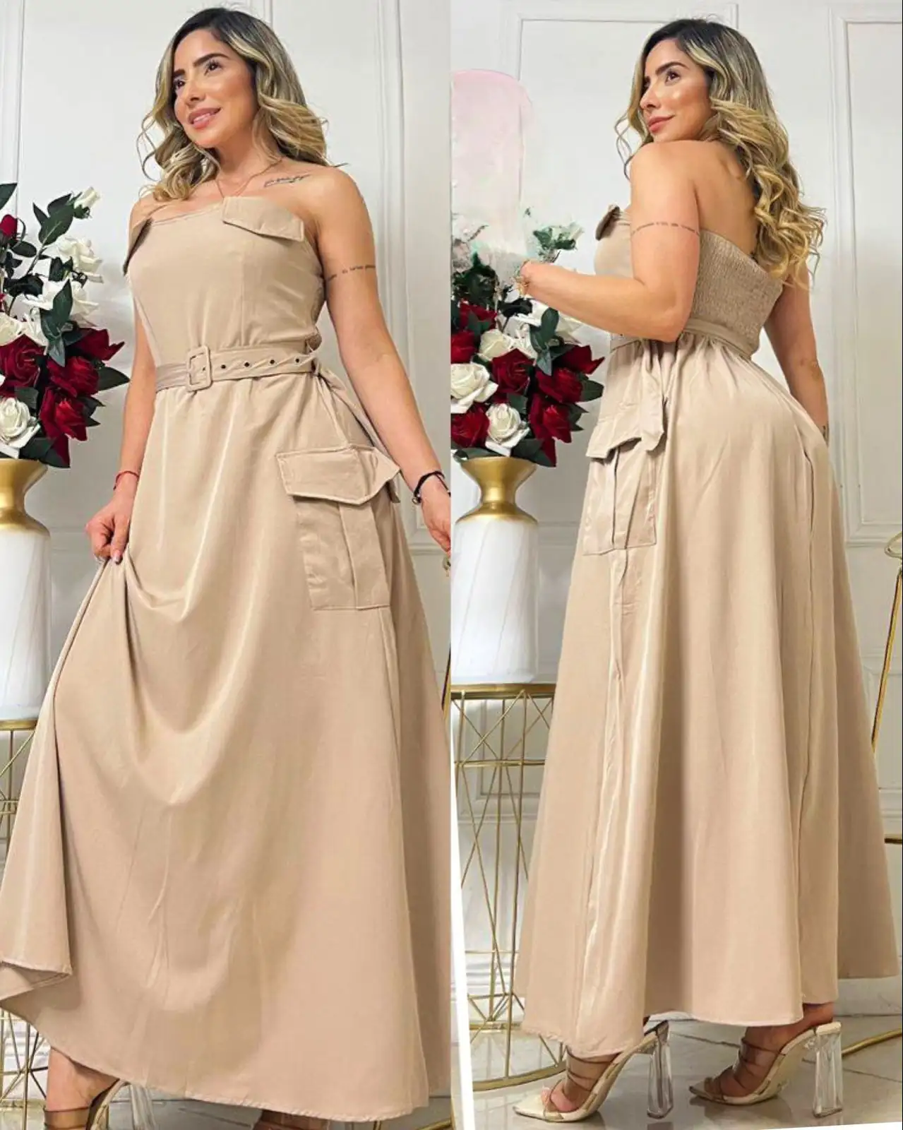 Divino vestido Straple 👗😍 💘