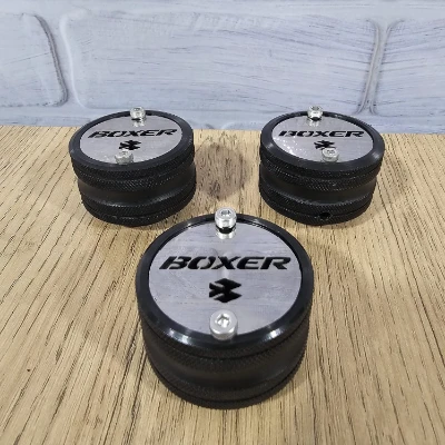 Boxer ct 100 Slider x 3 unidades negros logo acero cromado ML