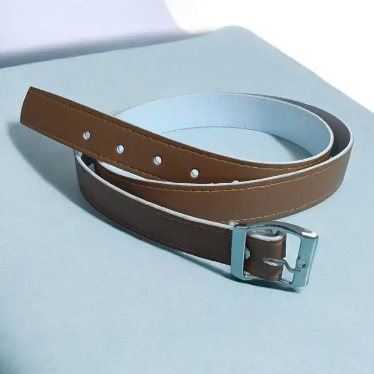 CORREAS SEMIHANCHA MARRÓN PARA DAMA 