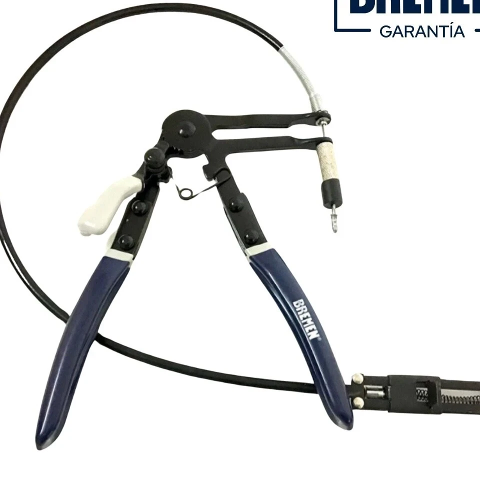 PINZA PARA ABRAZADERAS DE PRESIÓN CON CABLE 