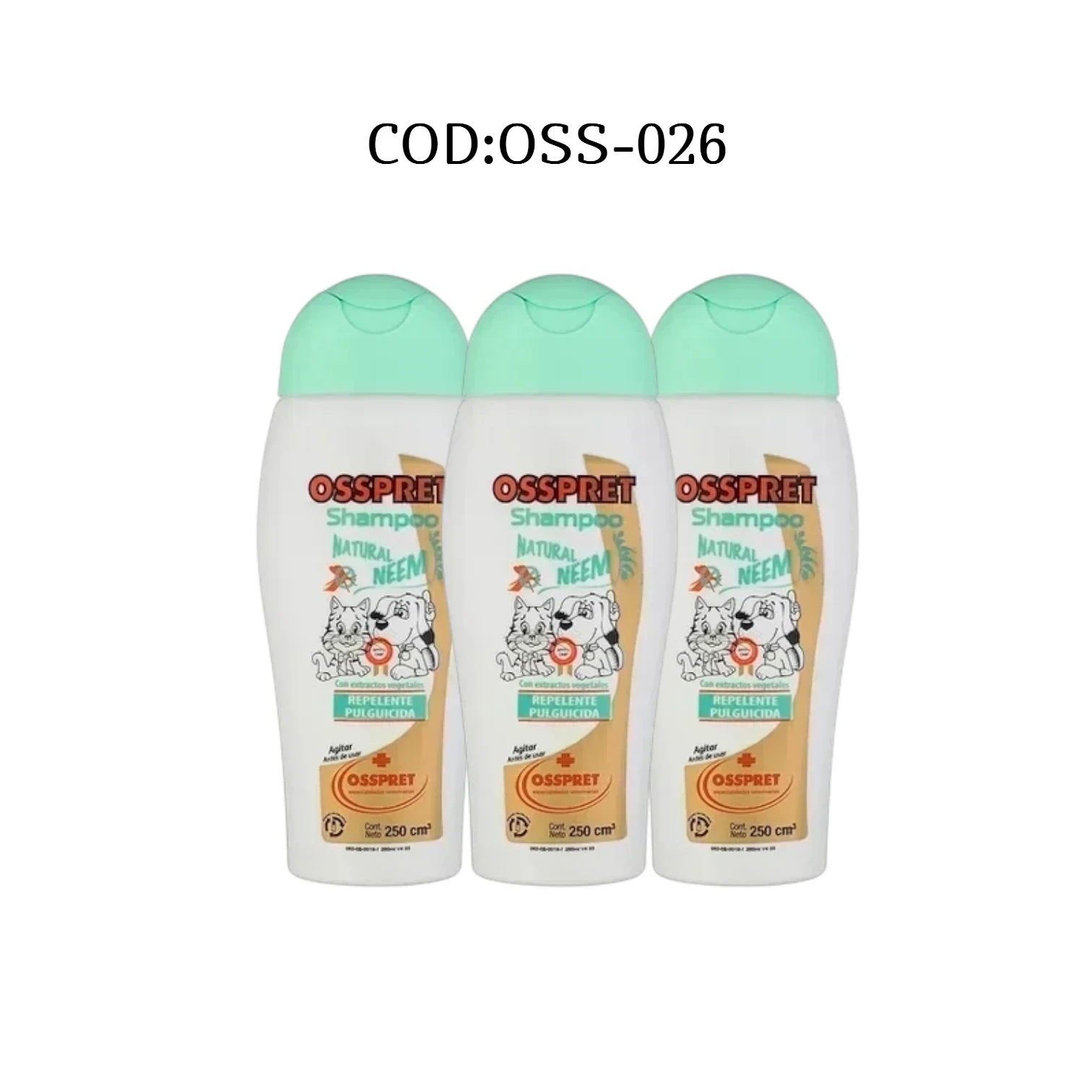 SHAMPOO OSSPRET NATURAL NEEM