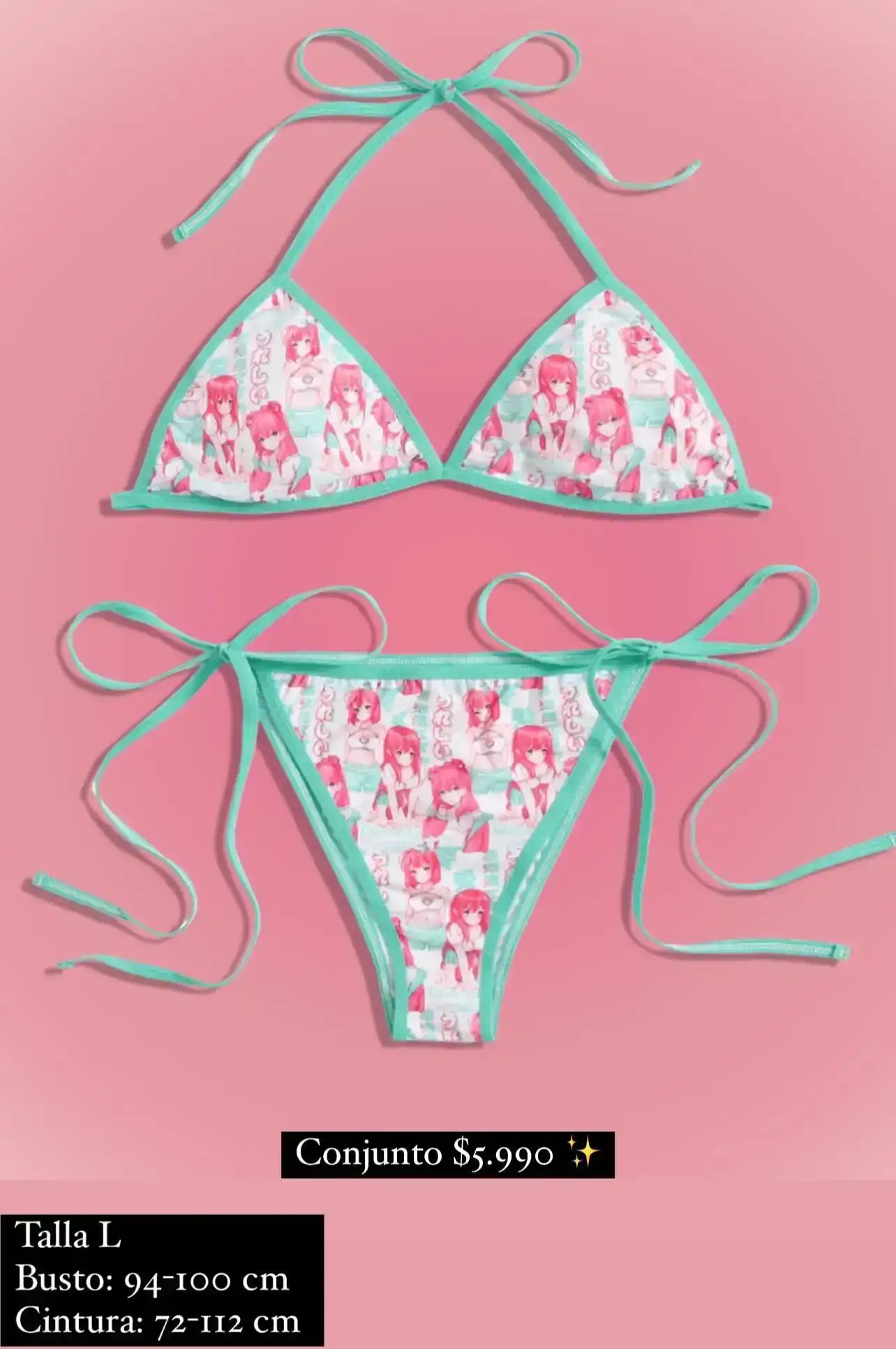 Conjunto anime Sostén + Calzon