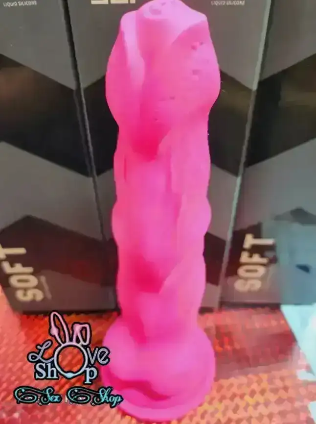 Dildo rosa largo