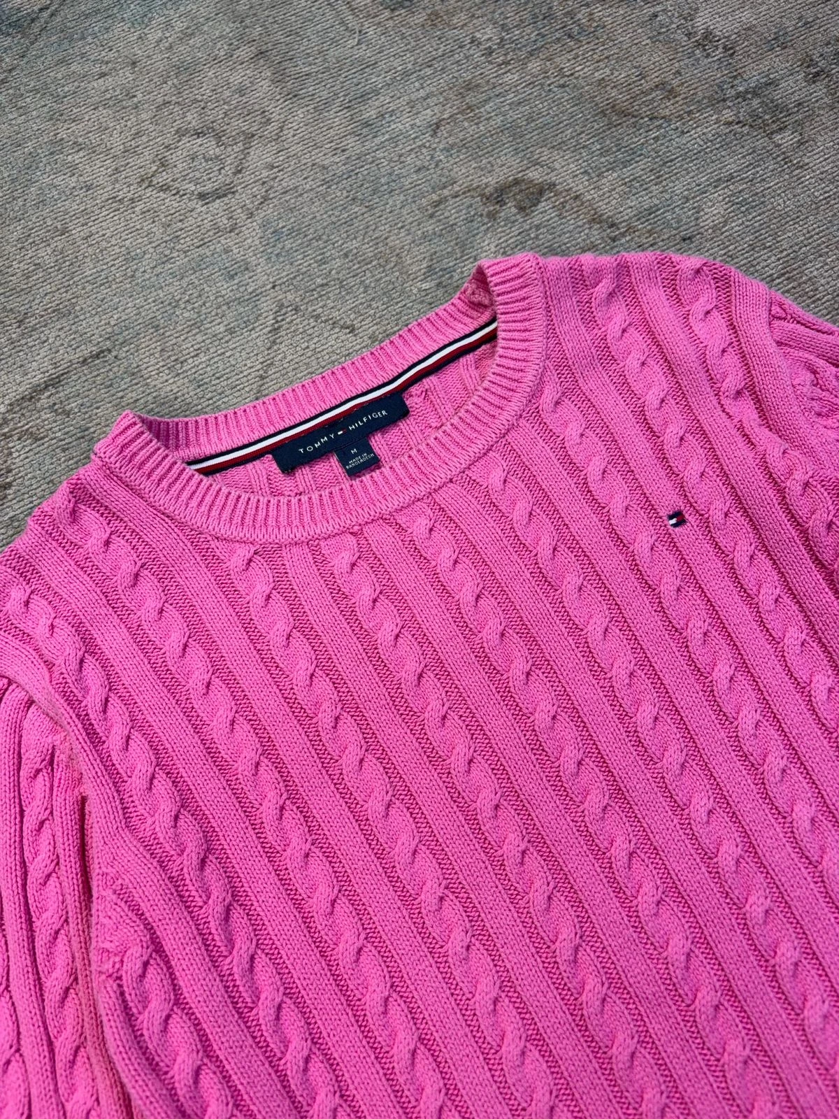 TOMMY HILFIGER CABLE-KNIT CREWNECK SWEATER 3