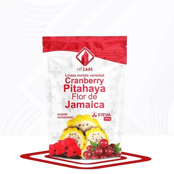 Linaza Pitahaya Cramberry y Flor de Jamaica 