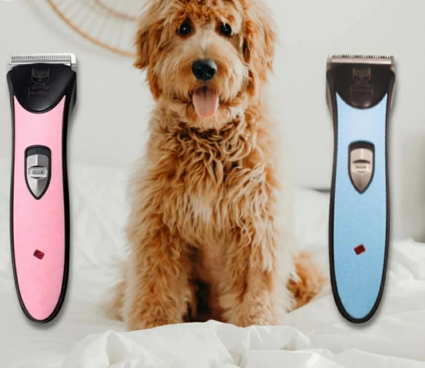Maquina Peluquera para mascotas Azul y rosado 8