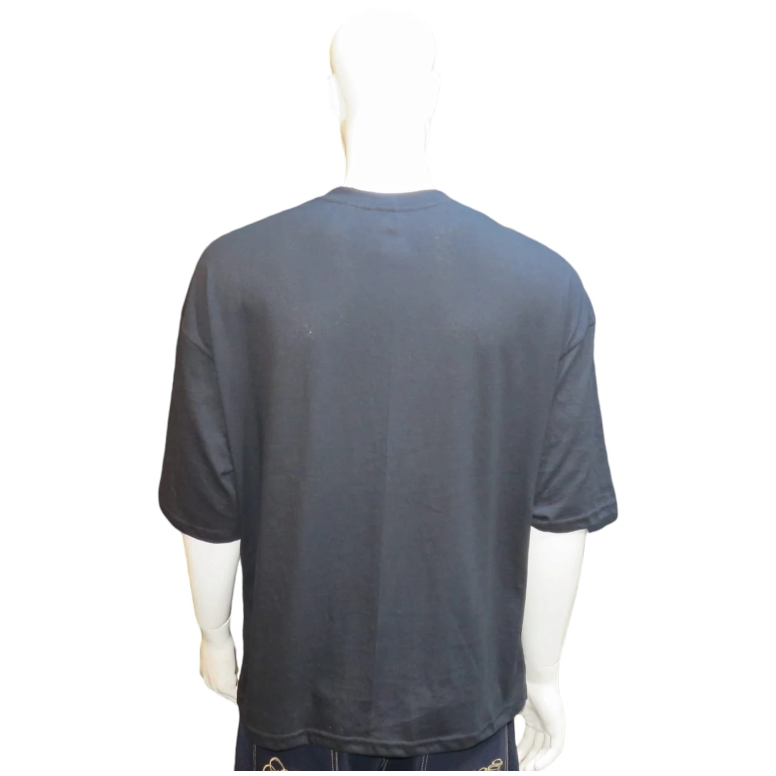 Playera santo cielo negra flama 3