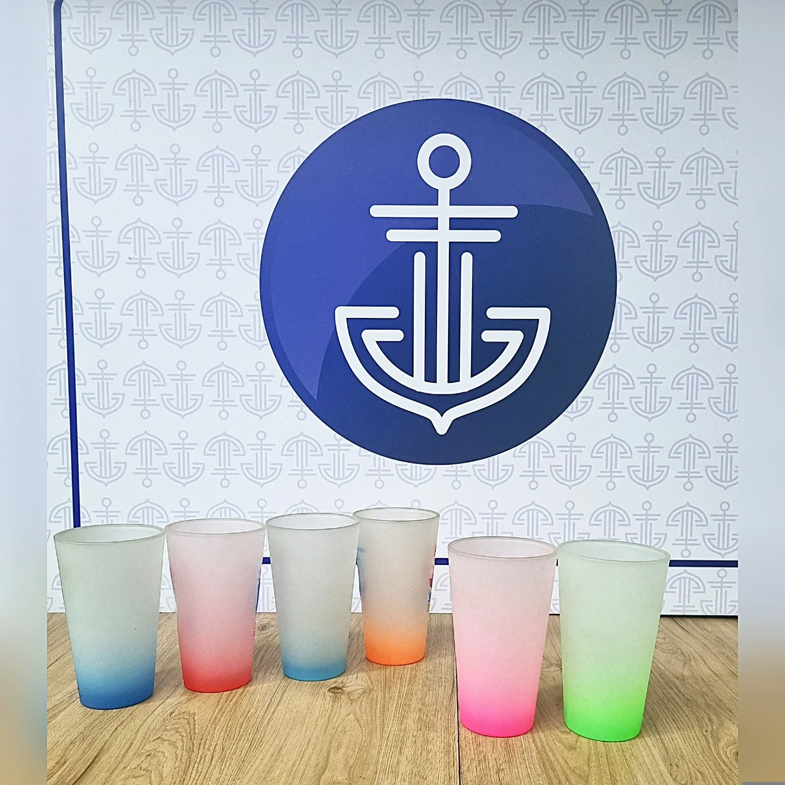 Vaso Opalizado Fondo Color 15 Onz