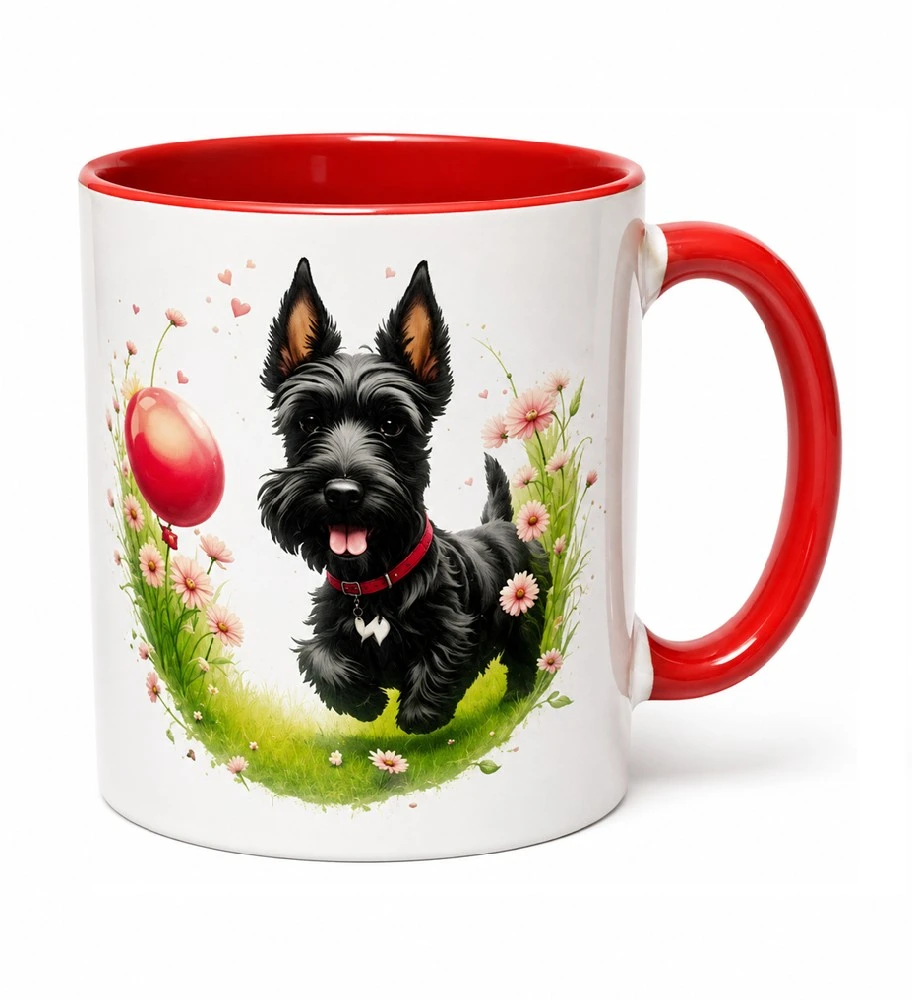 Taza de cerámica Pet Lover diseño Scottish Terrier